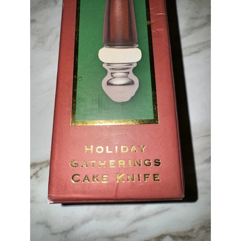 Lenox Holiday Gatherings Cake Knife Stainless New in‎ Box